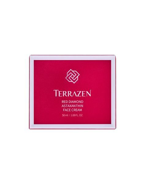 Крем для сайва та відновлення шкіри обличчя TERRAZEN RED DIAMOND ASTAXANTHIN FACE CREAM 50 мл 8809263868622 фото