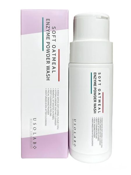 Делікатна ензимна пудра USOLAB Soft Oatmeal Enzyme Powder Wash 50 г 80382 фото Делікатна ензимна пудра USOLAB Soft Oatmeal Enzyme Powder Wash 50 г 80382 фото