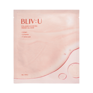 Гелева маска з колагеном BLIV:U Collagen Bouncing Firming Gel Mask 1 шт 03217 фото