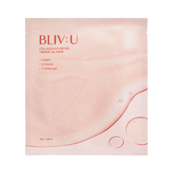 Гелева маска з колагеном BLIV:U Collagen Bouncing Firming Gel Mask 1 шт 03217 фото