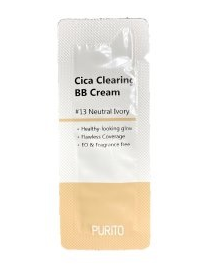 Тестер ВВ крем з екстрактом центелли Purito Cica Clearing BB Cream (№13 Neutral Ivory) 1 мл 02788 фото