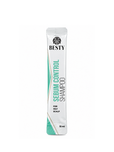 Тестер шампуню для жирної шкіри голови Besty Sebum Control Shampoo 10 мл T-SH-10-2 фото