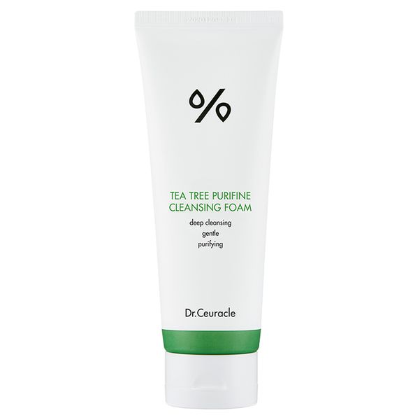 Гель-пінка для вмивання з екстрактом чайного дерева Dr.Ceuracle Tea Tree Purifine 30 Cleansing Foam 150 мл 8806133613740 фото