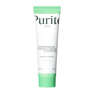 Крем для чутливої шкіри з центеллою без ефірних олій Purito Seoul Wonder Releaf Centella Cream Unscented 50 мл 03285 фото