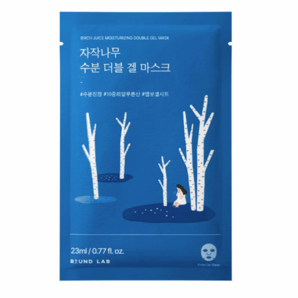 Зволожуюча гелева маска з березовим соком ROUND LAB Birch Juice Moisturizing Double Gel Mask 1 шт 4713 фото Зволожуюча гелева маска з березовим соком ROUND LAB Birch Juice Moisturizing Double Gel Mask 1 шт 4713 фото