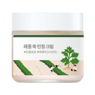 Заспокійливий крем з морським полином ROUND LAB Mugwort Calming Cream 80 мл 2781 фото
