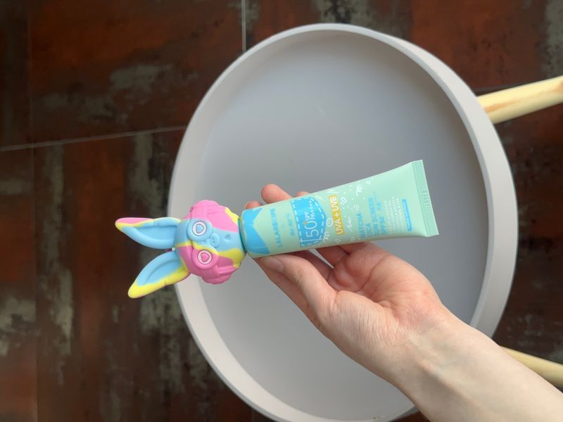 Сонцезахисний крем з центеллою та матчею LALARECIPE Matcha Cica Sun Cream Limited Edition 50 мл 1471 фото