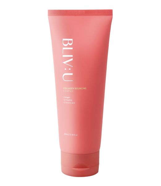 Пінка для вмивання з колагеном BLIV:U Collagen Bouncing Cleanser 200 мл 03503 фото