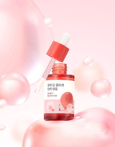 Концентрована сироватка з колагеном ROUND LAB Camellia Deep Collagen Firming Ampoule 30 мл 4566 фото Концентрована сироватка з колагеном ROUND LAB Camellia Deep Collagen Firming Ampoule 30 мл 4566 фото