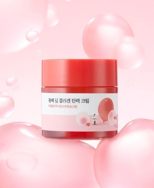 Крем з колагеном ROUND LAB Camellia Deep Collagen Firming Cream 50 мл 4567 фото