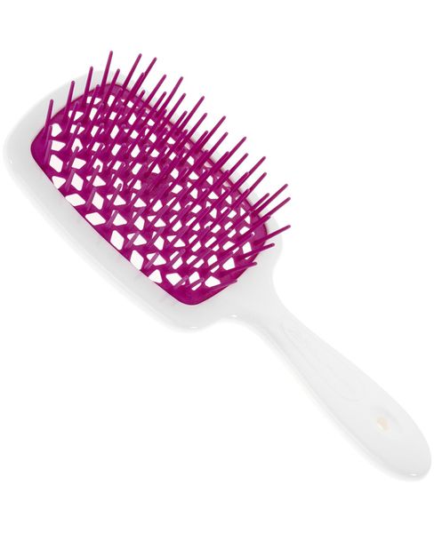 Гребінець міні Janeke Superbrush Small (біло-фіолетовий) 56SP234FUX фото