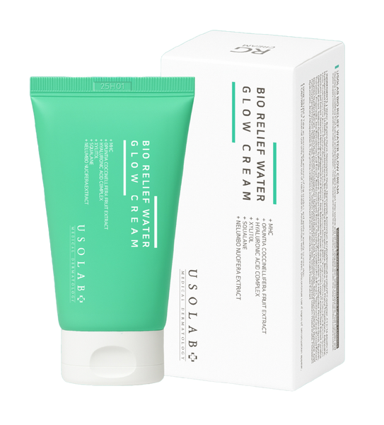 Успокаивающий и балансирующий крем – сорбет USOLAB Bio Relief Water Glow Cream 50 мл UL116 фото Успокаивающий и балансирующий крем – сорбет USOLAB Bio Relief Water Glow Cream 50 мл UL116 фото