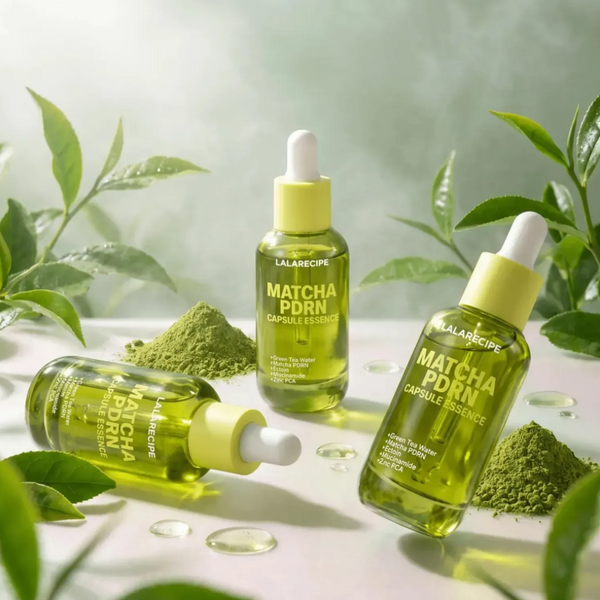 Заспокійлива капсульна есенція - сироватка з Matcha PDRN комплексом LALARECIPE Matcha PDRN Capsule Essence 30 мл 1724 фото