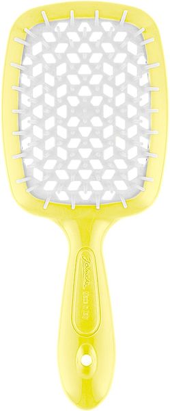 Расческа мини Janeke Superbrush Small (желто-белый) 94SP234GIA фото