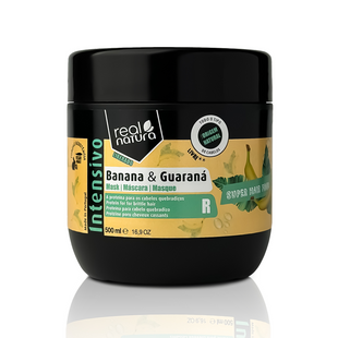 Маска для ламкого та слабкого волосся Real Natura SUPER HAIR FOOD BANANA E GUARAN&Aacute; 500 мл 1831 фото
