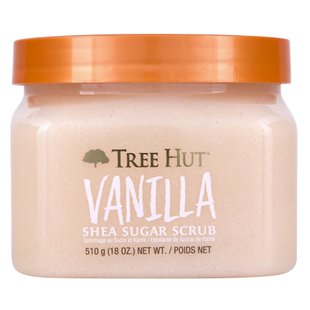 Скраб для тела с ароматом ванили, сандала и кокосовых сливок Tree Hut Vanilla Sugar Scrub, 510 г 075371002946 фото