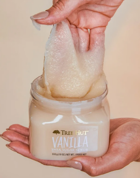 Скраб для тіла з ароматом ванілі, сандалу та кокосових вершків Tree Hut Vanilla Sugar Scrub, 510 г 075371002946 фото