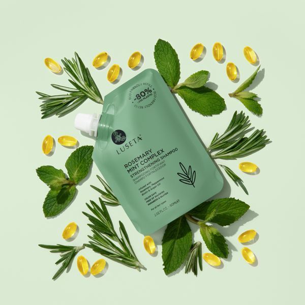 Шампунь для тщательного очищения, стимуляции роста и увлажнения Luseta Beauty Rosemary Mint Complex 60 мл LA7006SH фото
