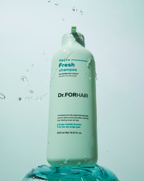 Міцелярний шампунь для жирної шкіри голови Dr.FORHAIR Phyto Fresh Shampoo 500 мл 8809485533384 фото