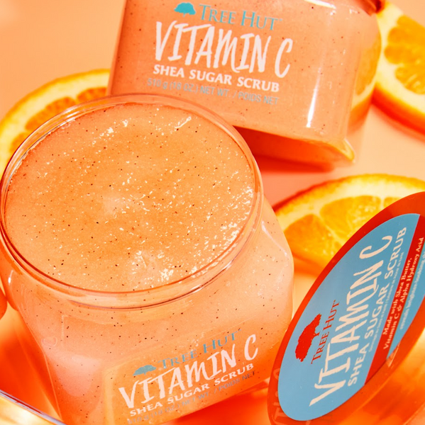 Скраб для тела с ароматом цитрусов и витамином Tree Hut Vitamin C Sugar Scrub, 510 г 075371003400 фото