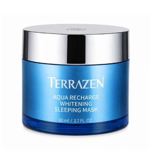 Інтенсивно зволожувальна нічна маска з відбілювальним ефектом Terrazen Aqua Recharge Whitening Sleeping Mask 80 мл 8809263868189 фото