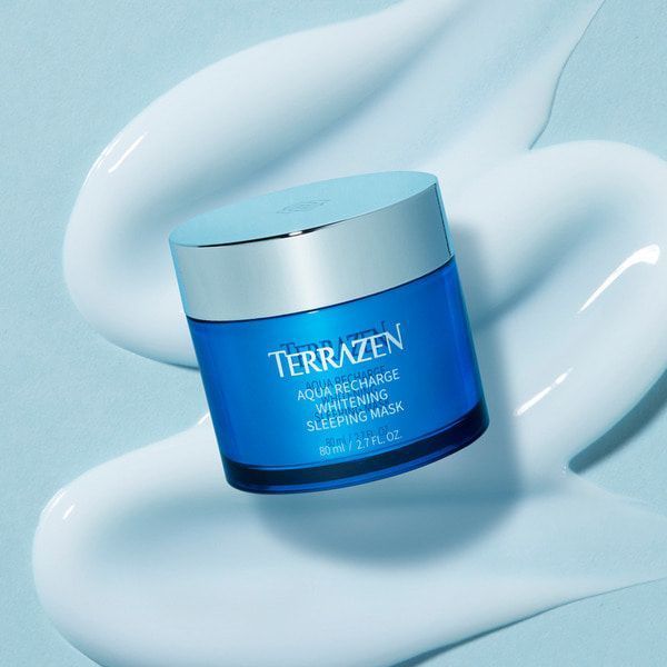 Інтенсивно зволожувальна нічна маска з відбілювальним ефектом Terrazen Aqua Recharge Whitening Sleeping Mask 80 мл 8809263868189 фото