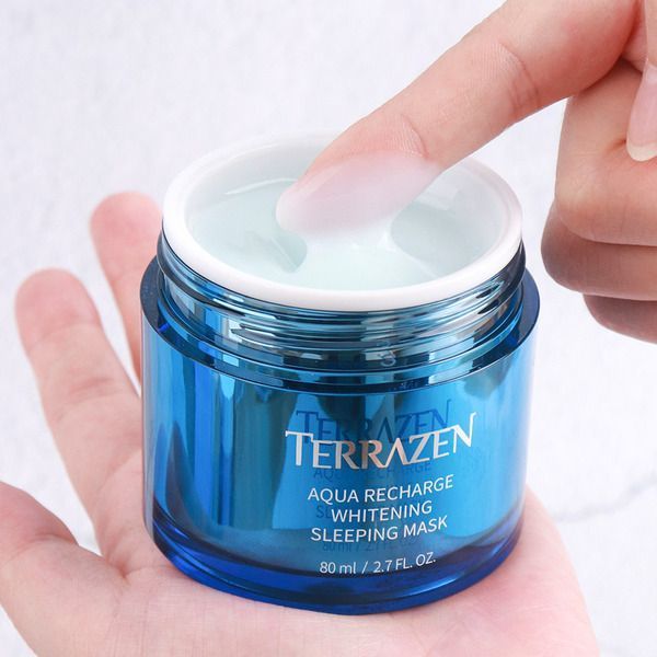 Інтенсивно зволожувальна нічна маска з відбілювальним ефектом Terrazen Aqua Recharge Whitening Sleeping Mask 80 мл 8809263868189 фото
