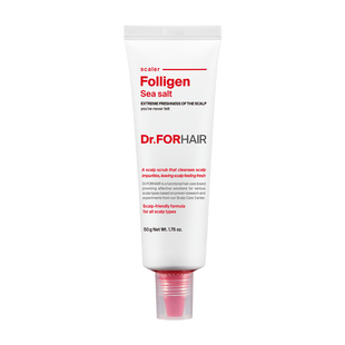 Пилинг для кожи головы с частицами соли из мертвого моря Dr.FORHAIR Sea Salt Scaler 50 мл 8809485532165 фото