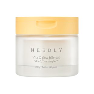 Увлажняющие тонер-педы для сияния кожи Needly Vita C Glow Jelly Pad 60 шт 8809455422472 фото