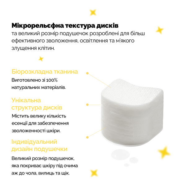 Зволожувальні тонер-педи для сяйва шкіри Needly Vita C Glow Jelly Pad 60 шт 8809455422472 фото