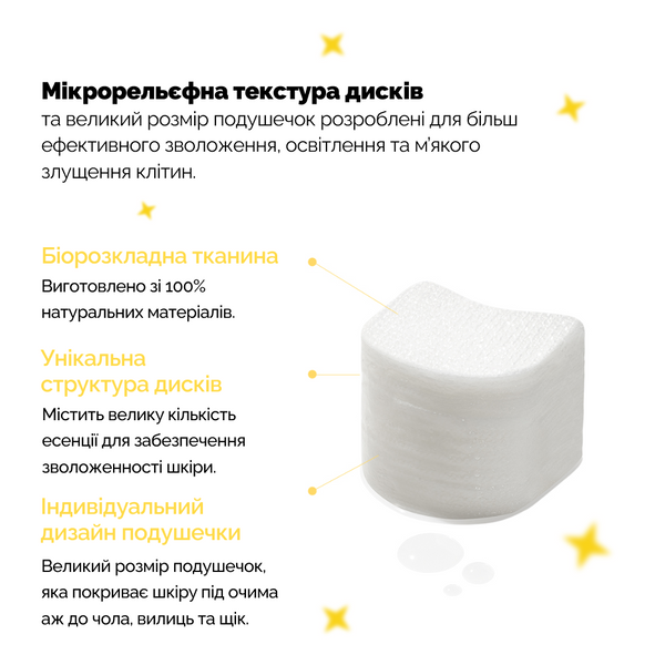 Зволожувальні тонер-педи для сяйва шкіри Needly Vita C glow Jelly Pad, 5мл * 2шт 8809455422502 фото