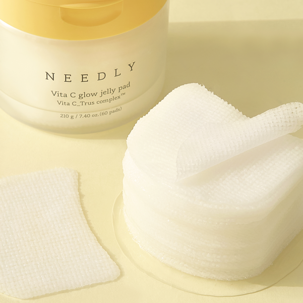 Зволожувальні тонер-педи для сяйва шкіри Needly Vita C glow Jelly Pad, 5мл * 2шт 8809455422502 фото