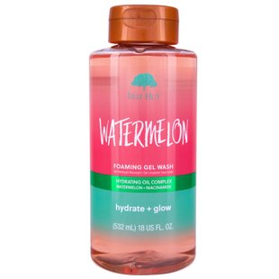 Гель для душу з ароматом кавуна Tree Hut Watermelon Foaming Gel Wash, 532 мл 075371250705 фото