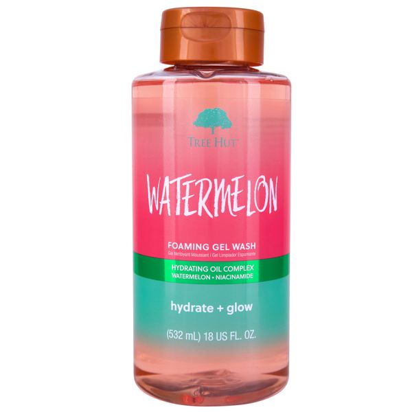 Гель для душу з ароматом кавуна Tree Hut Watermelon Foaming Gel Wash, 532 мл 075371250705 фото