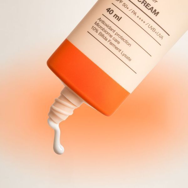 Сонцезахисний антиоксидантний крем WHOCARES Bifida Barrier Sun Cream 40 мл 000005419 фото
